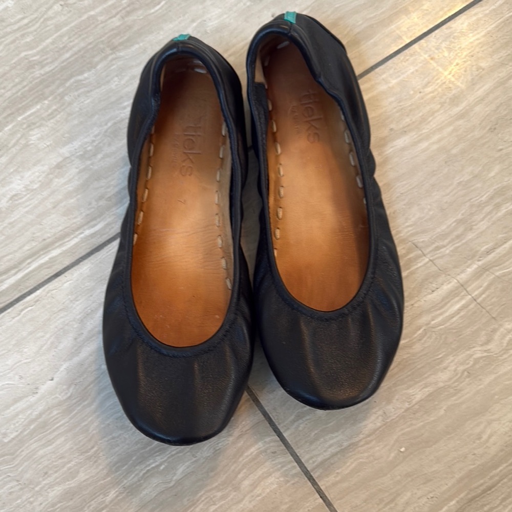 Tieks Black Ballet Flats
